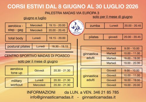 corsi estivi 26